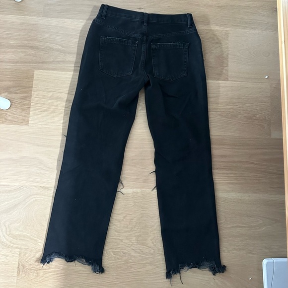 Free people Distressed Black Jeans - Picture 5 of 7